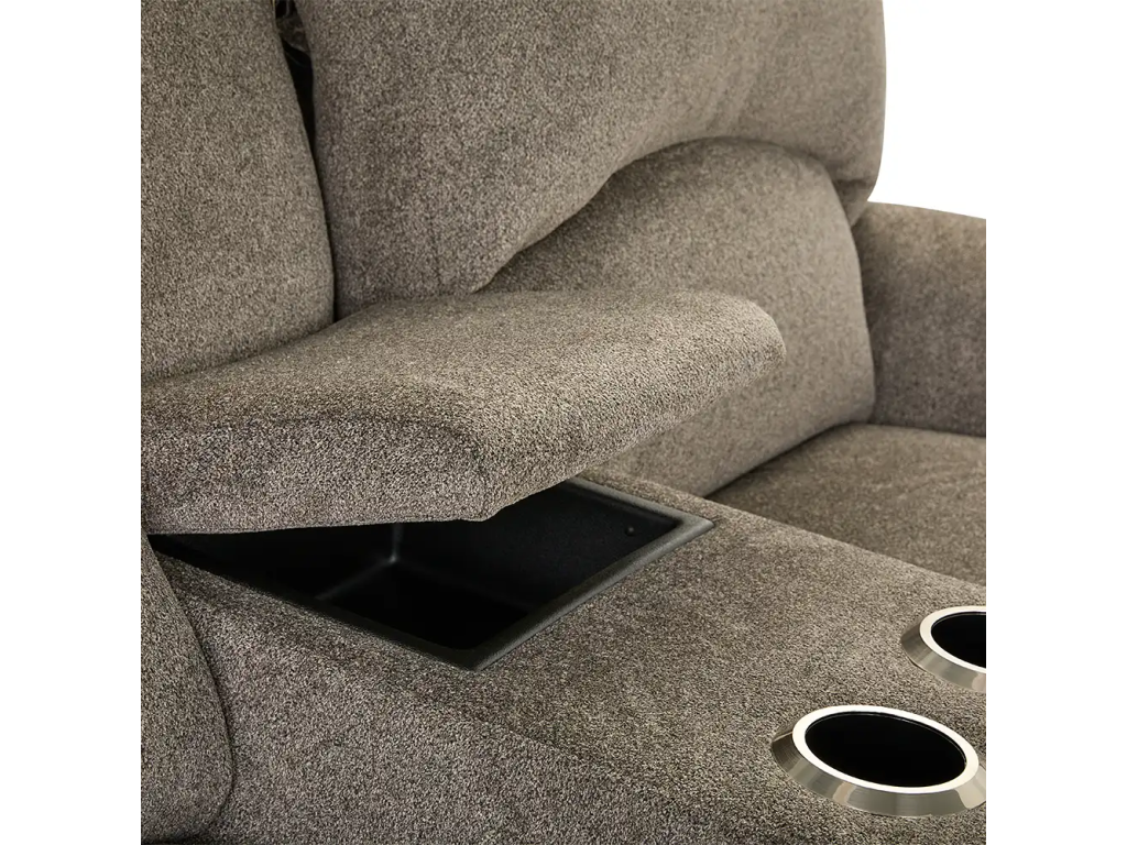 Cassian Power Reclining Loveseat w/ Headrest, Lumbar & Console - image 10