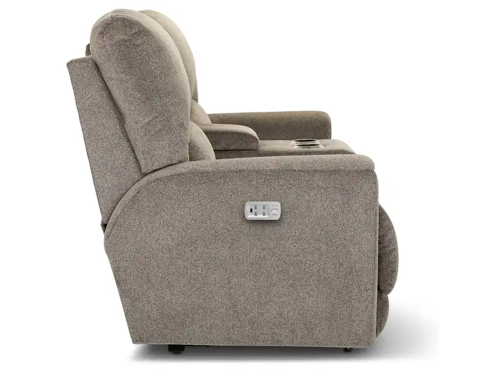 Cassian Power Reclining Loveseat w/ Headrest, Lumbar & Console - image 4