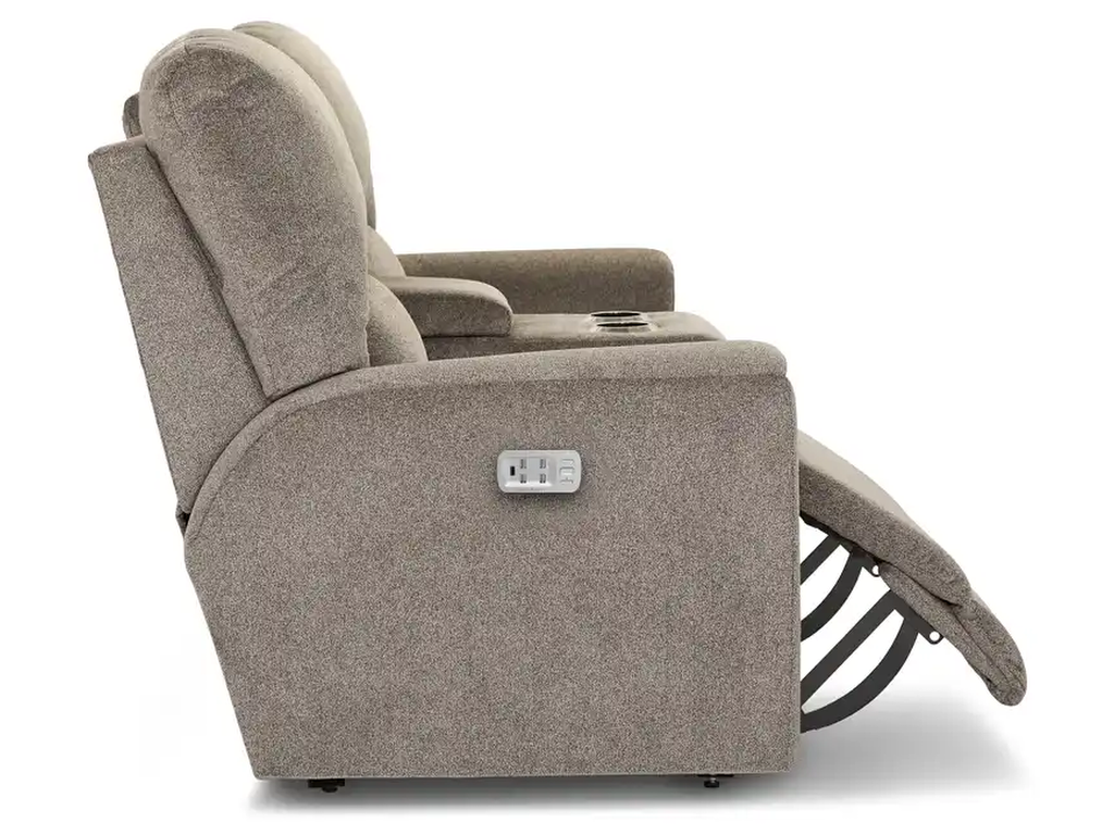 Cassian Power Reclining Loveseat w/ Headrest, Lumbar & Console - image 5
