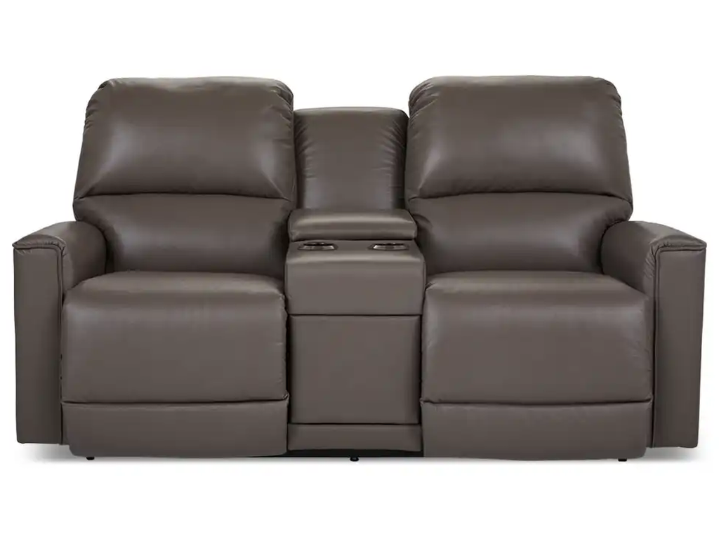 Cade Power Reclining Loveseat w/ Headrest, Lumbar & Console - image 1