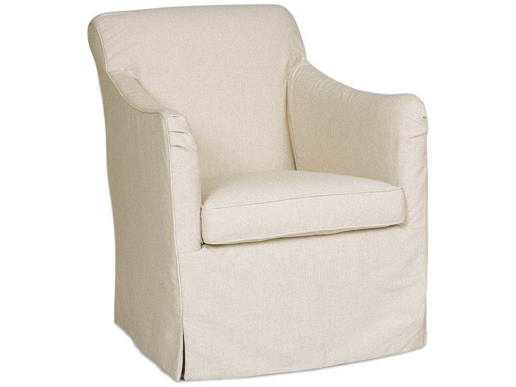 Slipcovered Swivel Glider Chair - main image