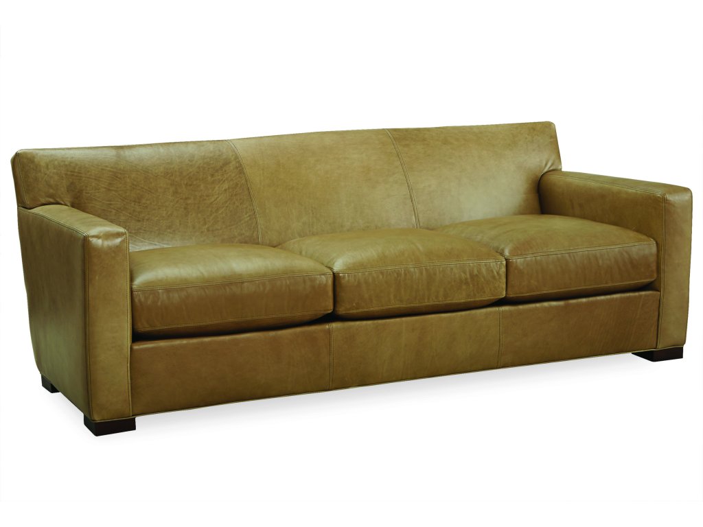 Leather Queen Sleeper Sofa - main image