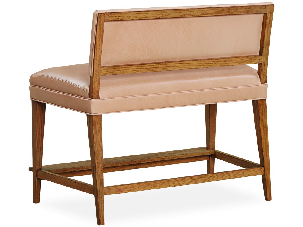 Leather Counter Bench - image 1