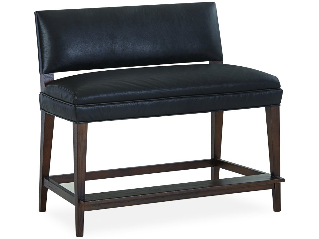 Leather Counter Bench - image 8