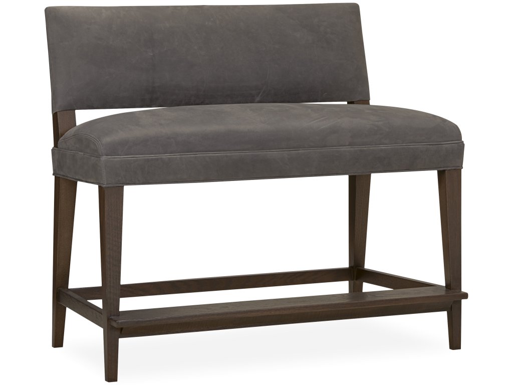 Leather Counter Bench - image 7