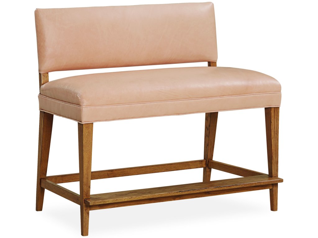 Leather Counter Bench - image 2