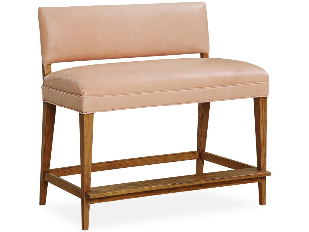 Leather Bar Bench - image 1