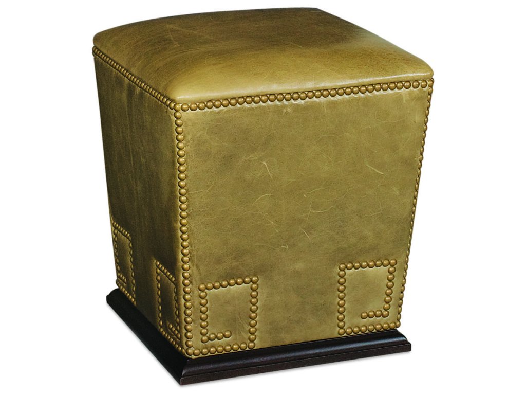 Leather Bongo Ottoman - image 3