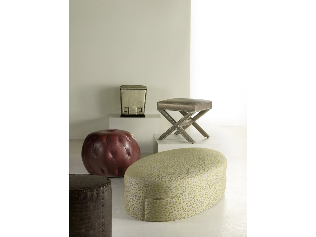 Leather Bongo Ottoman - image 4