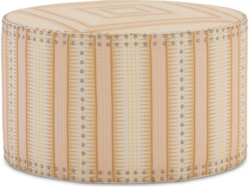 Cove Outdoor Drum Ottoman - main image