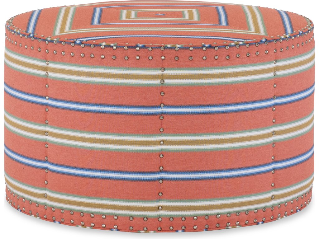 Cove Outdoor Drum Ottoman - image 1