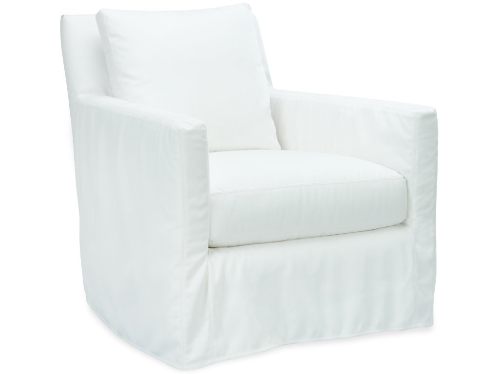 Nandina Outdoor Slipcovered Swivel Glider Chair - image 1