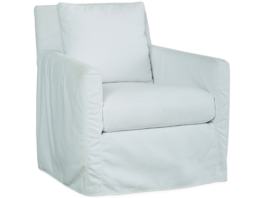 Nandina Outdoor Slipcovered Swivel Glider Chair - main image