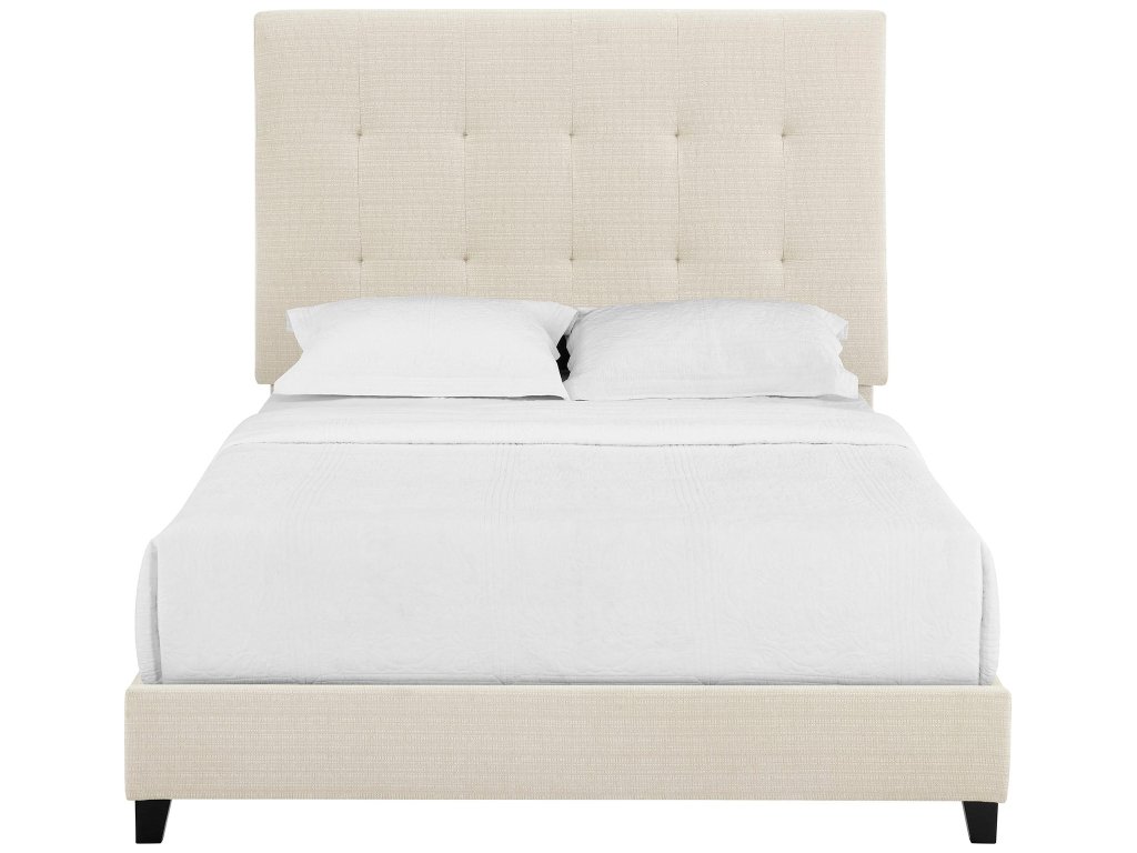 Bridger Upholstered Tufted Panel Bed Beige - image 1