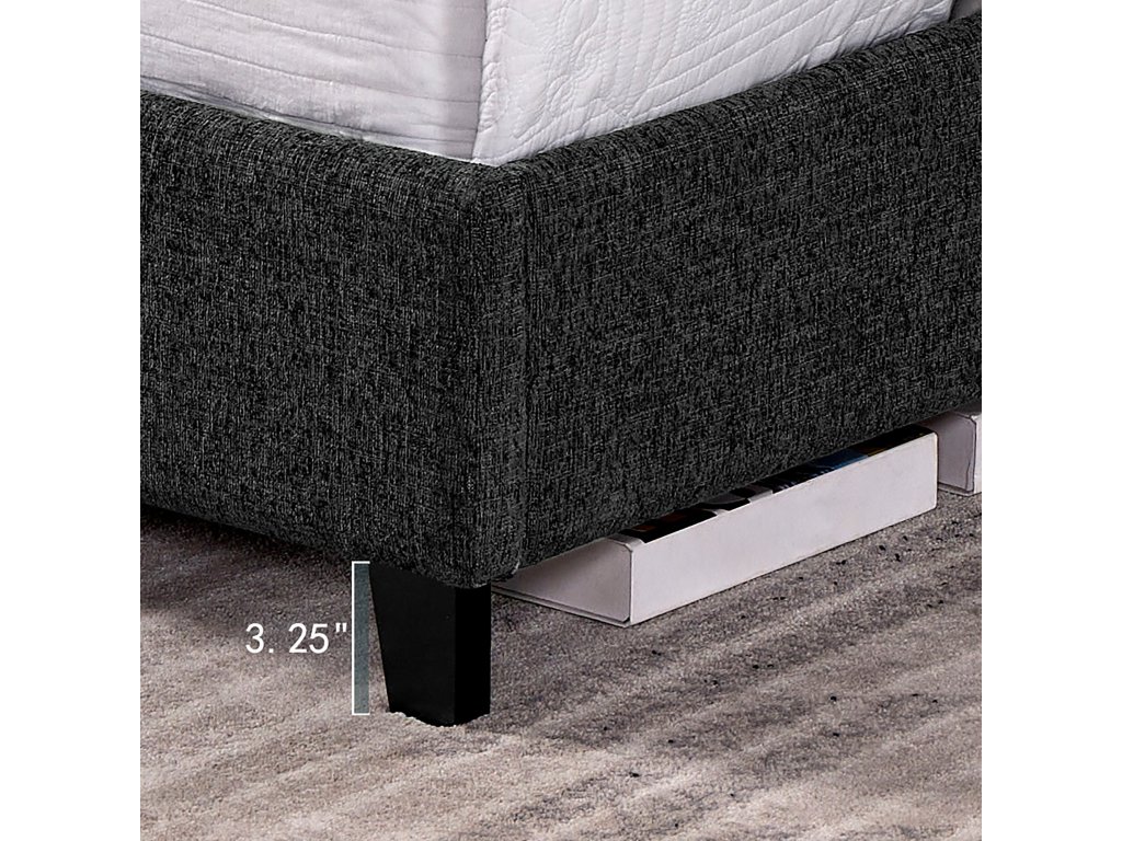 Bridger Upholstered Panel Bed Graphite - image 4