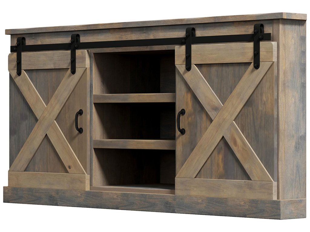 Farmhouse 66" Corner TV Stand - image 7