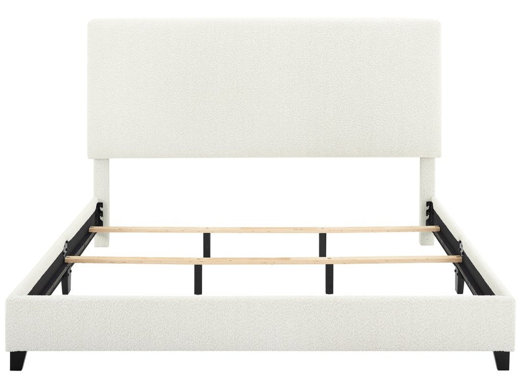 Bridger Upholstered Panel Bed White - image 2