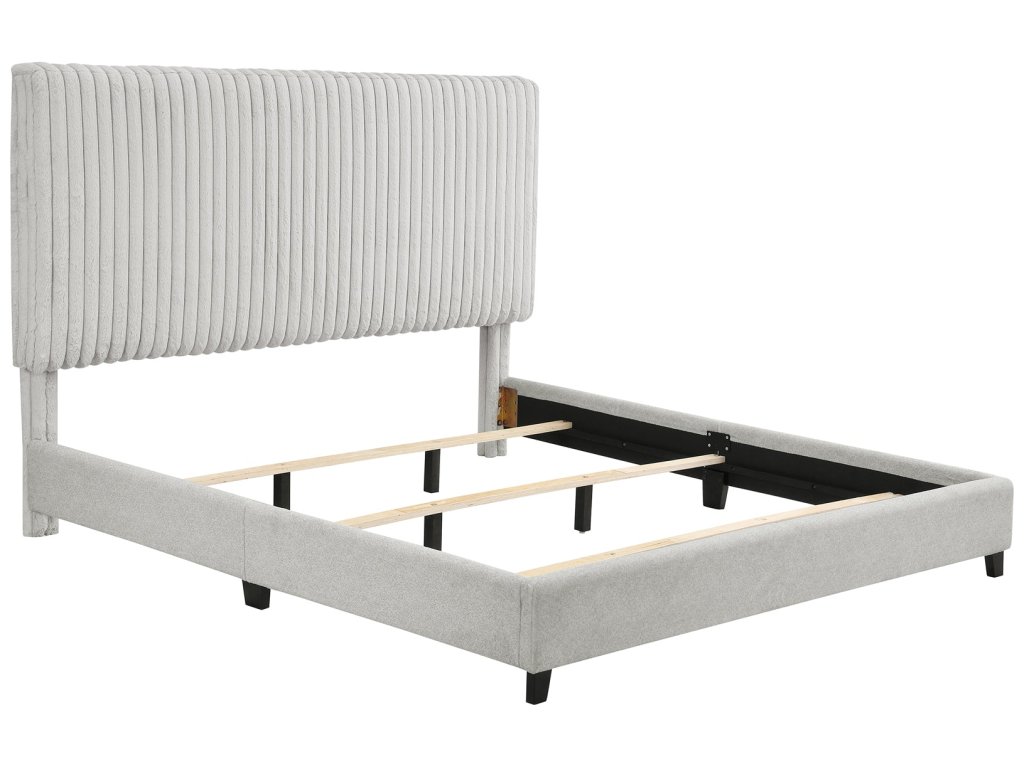 Bridger Upholstered Panel Bed Stone - image 7