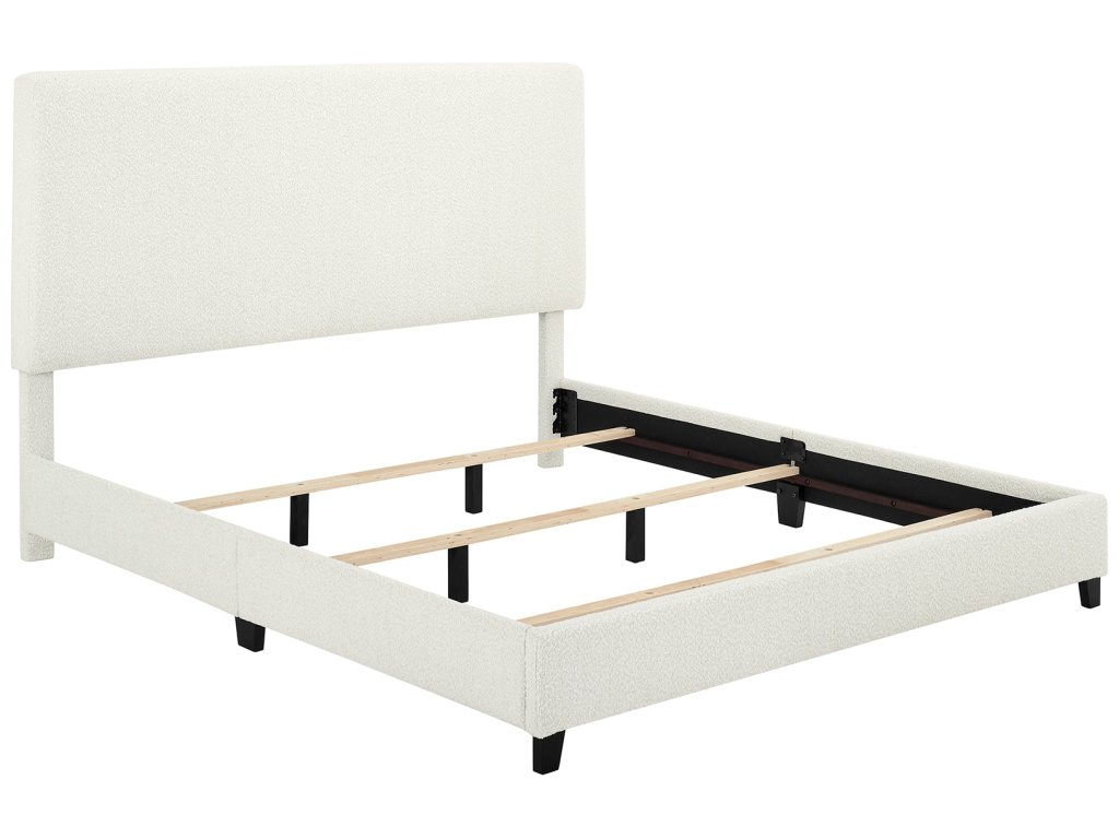 Bridger Upholstered Panel Bed White - image 3
