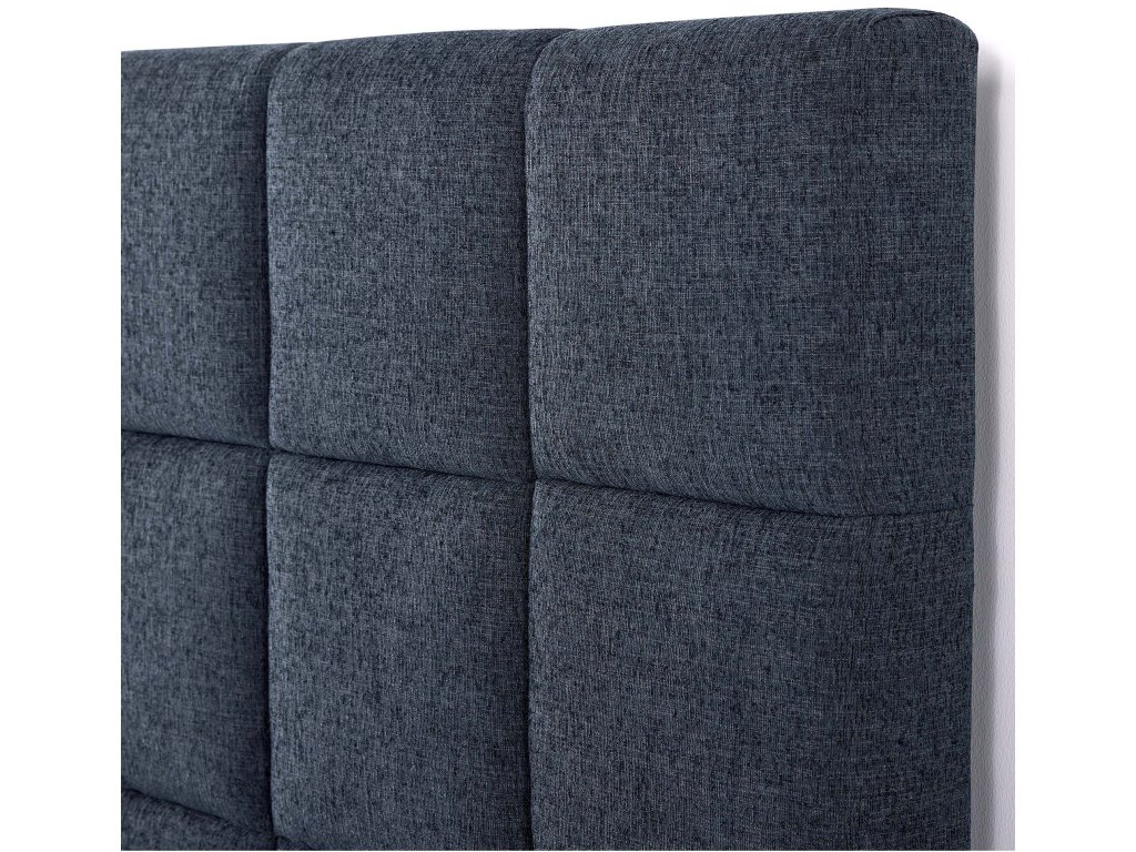 Bridger Upholstered Squares Panel Bed Navy - image 3