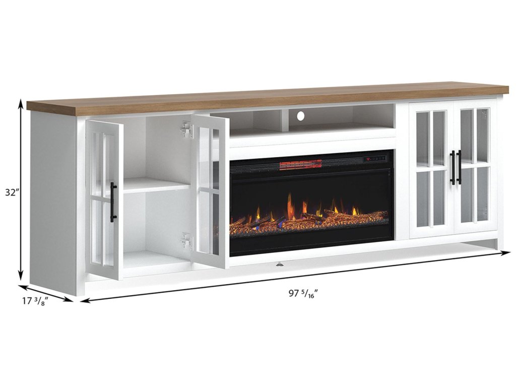 Hampton 97" Fireplace TV Stand - image 4