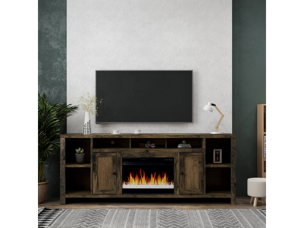 Joshua Creek 84" Fireplace TV Stand - image 1