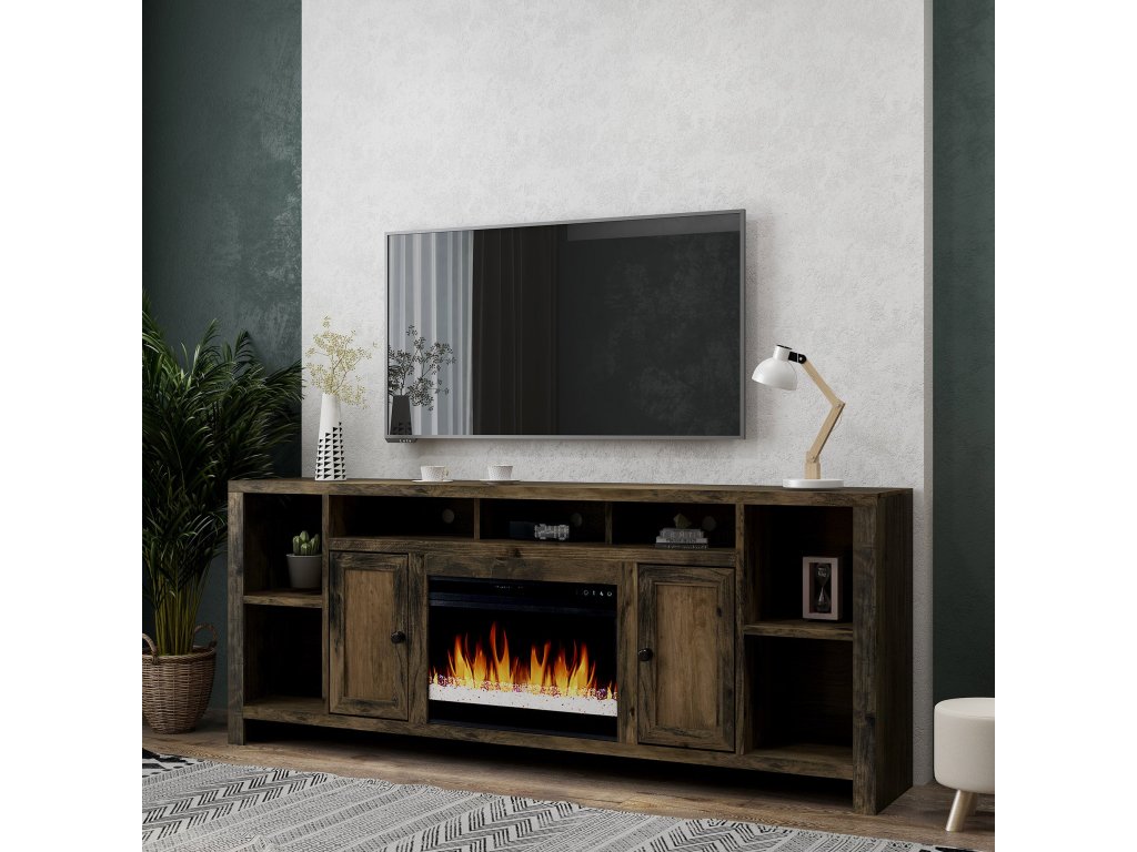 Joshua Creek 84" Fireplace TV Stand - image 2