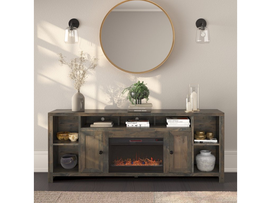 Joshua Creek 84" Fireplace TV Stand - image 4
