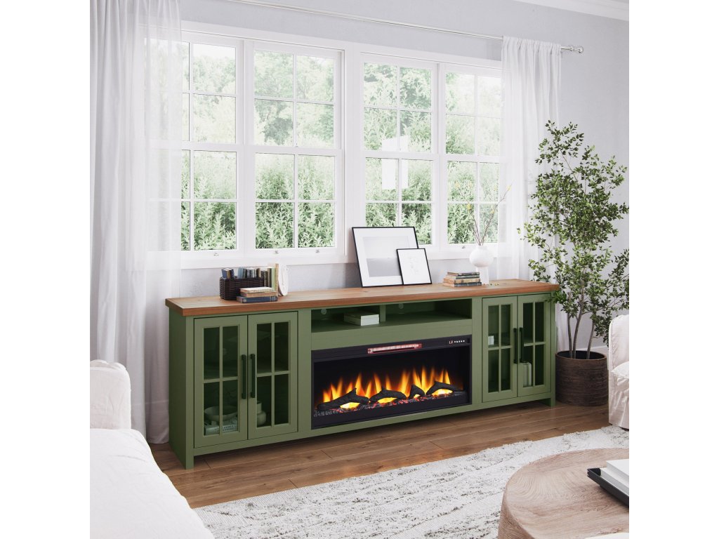 Vineyard 97" Fireplace TV Stand - image 1