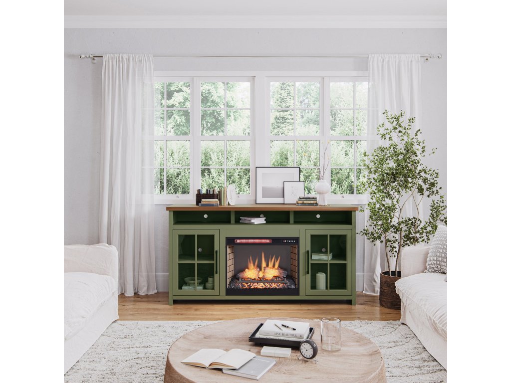Vineyard 74" Fireplace TV Stand - image 1