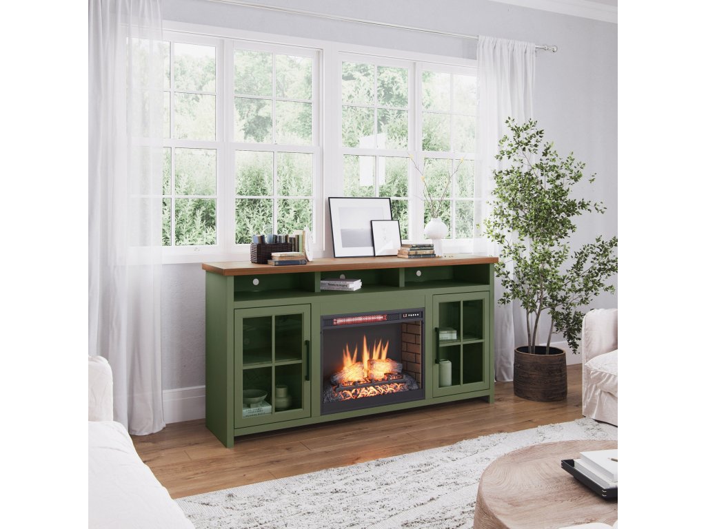 Vineyard 74" Fireplace TV Stand - image 2