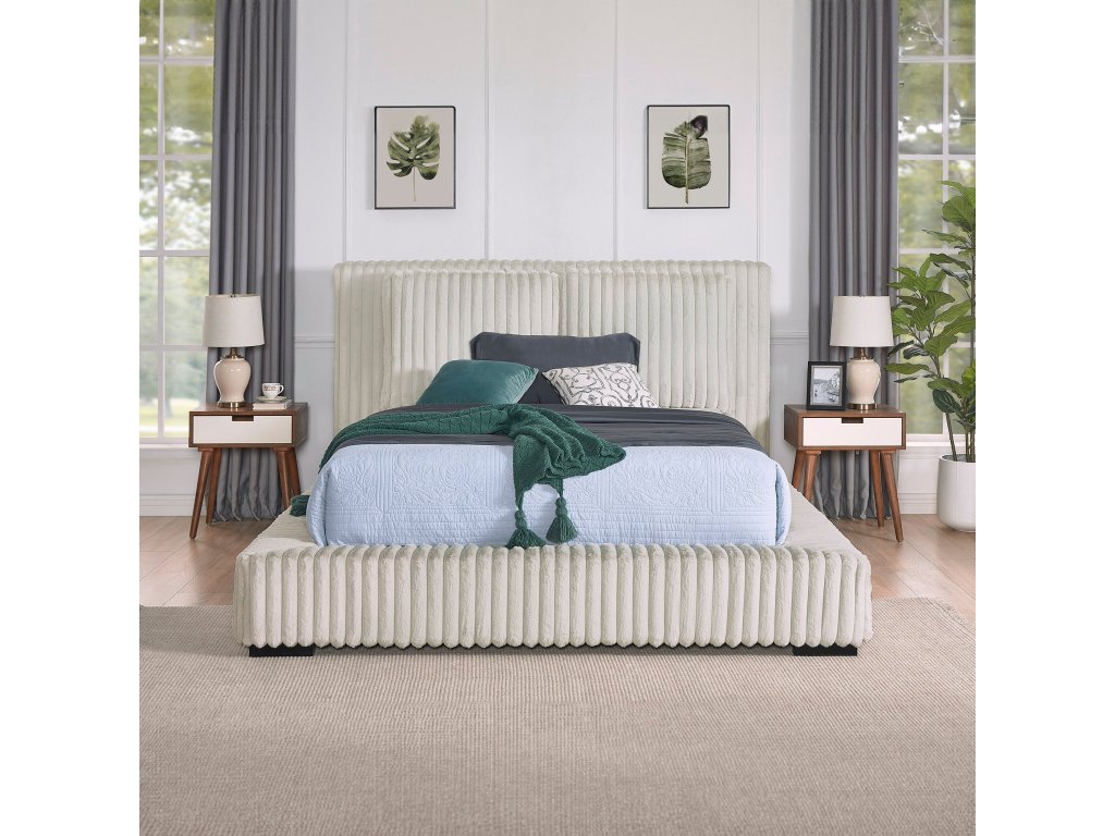 Lotus Upholstered Platform Bed - main image
