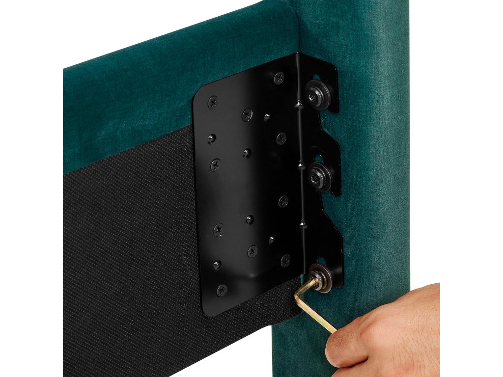 Bridger Upholstered Tufted Panel Bed Green - image 8