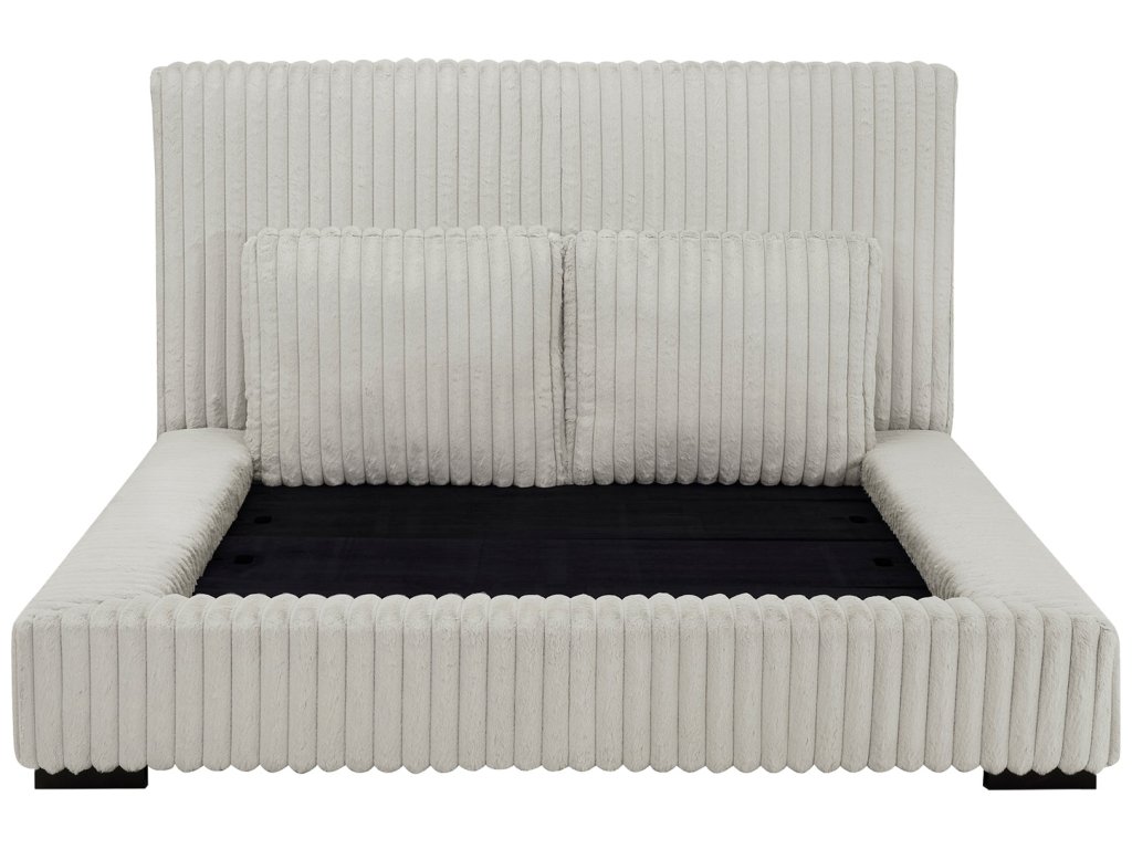 Lotus Upholstered Platform Bed - image 3