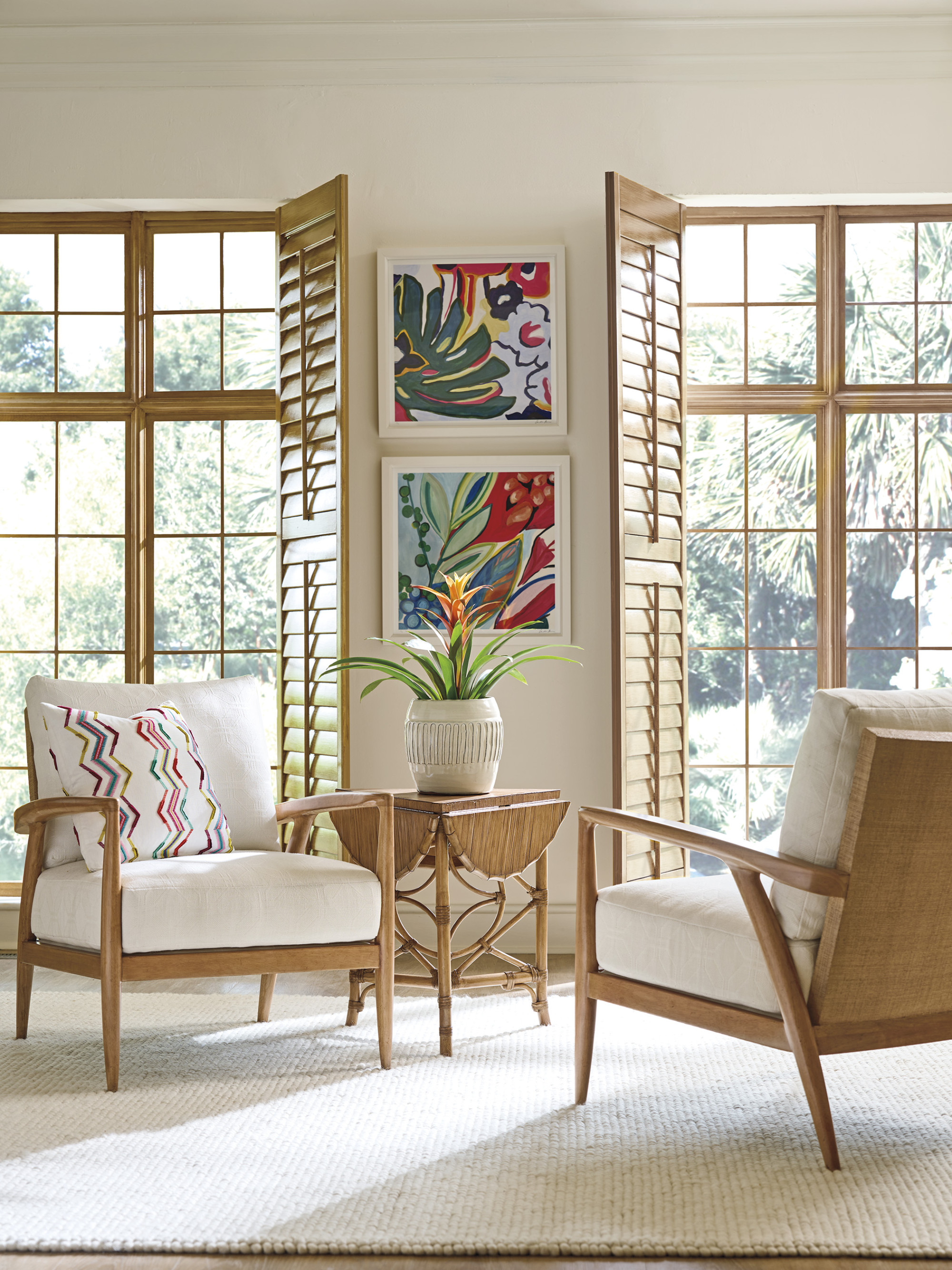 Palm Island Drop-Leaf Accent Table - image 2