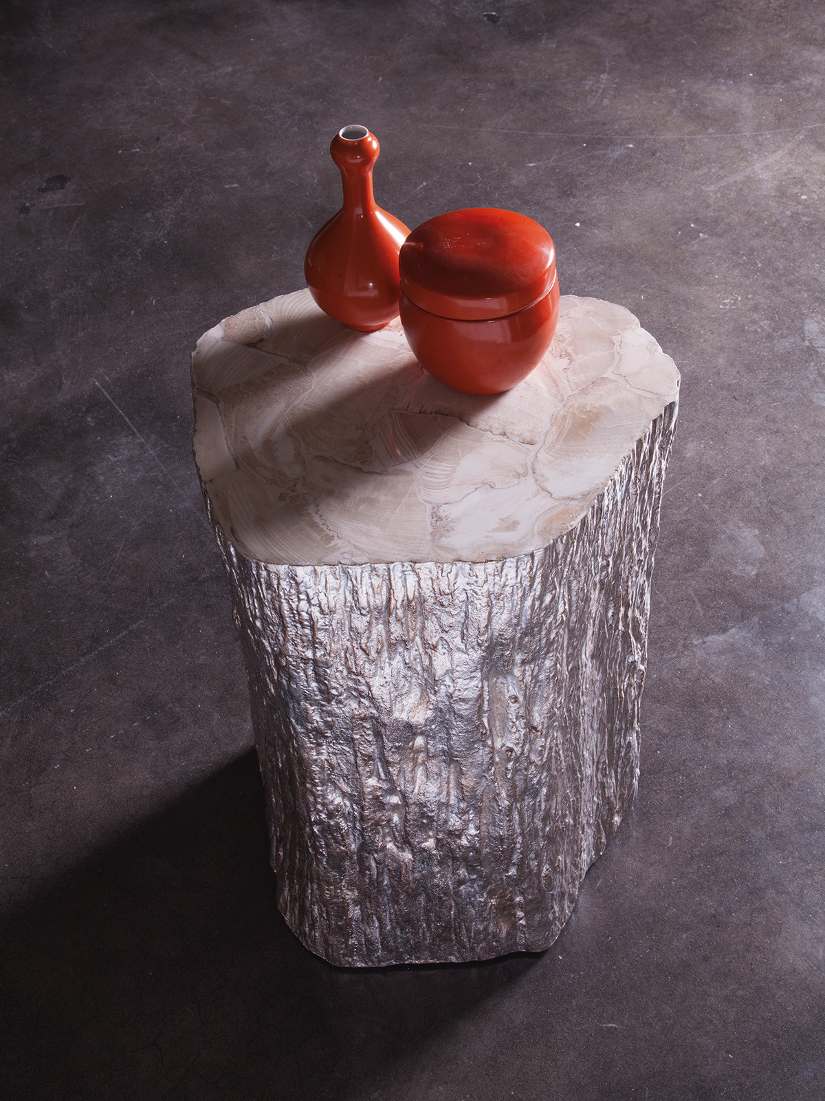 Trunk Segment Accent Table - image 1