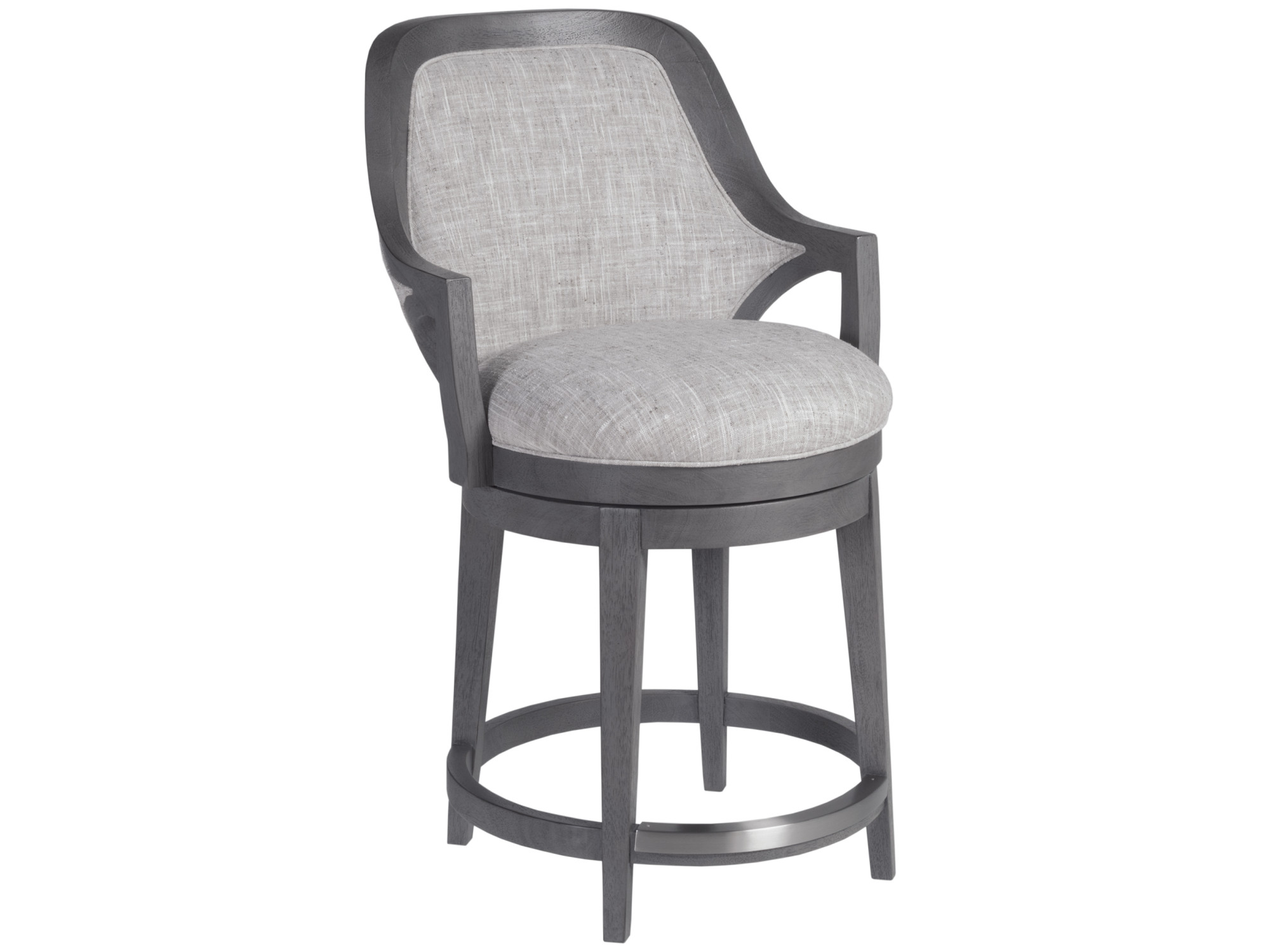 Appellation Upholstered Swivel Counter Stool - main image