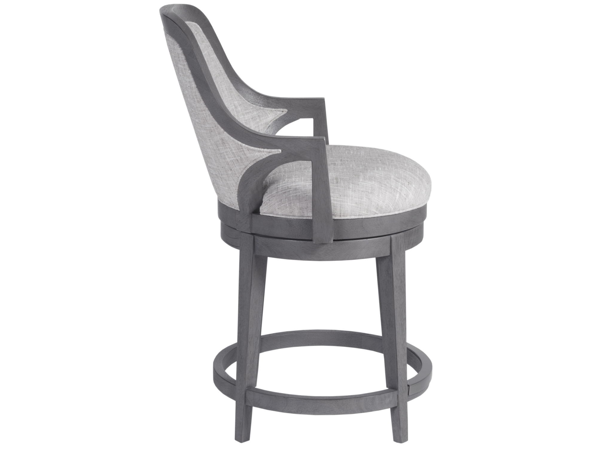 Appellation Upholstered Swivel Counter Stool - image 3