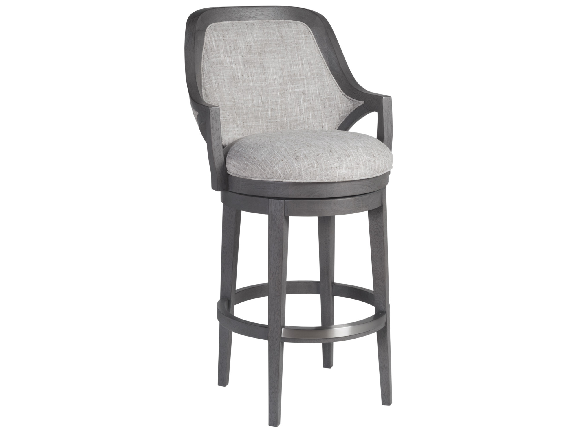 Appellation Upholstered Swivel Bar Stool - main image