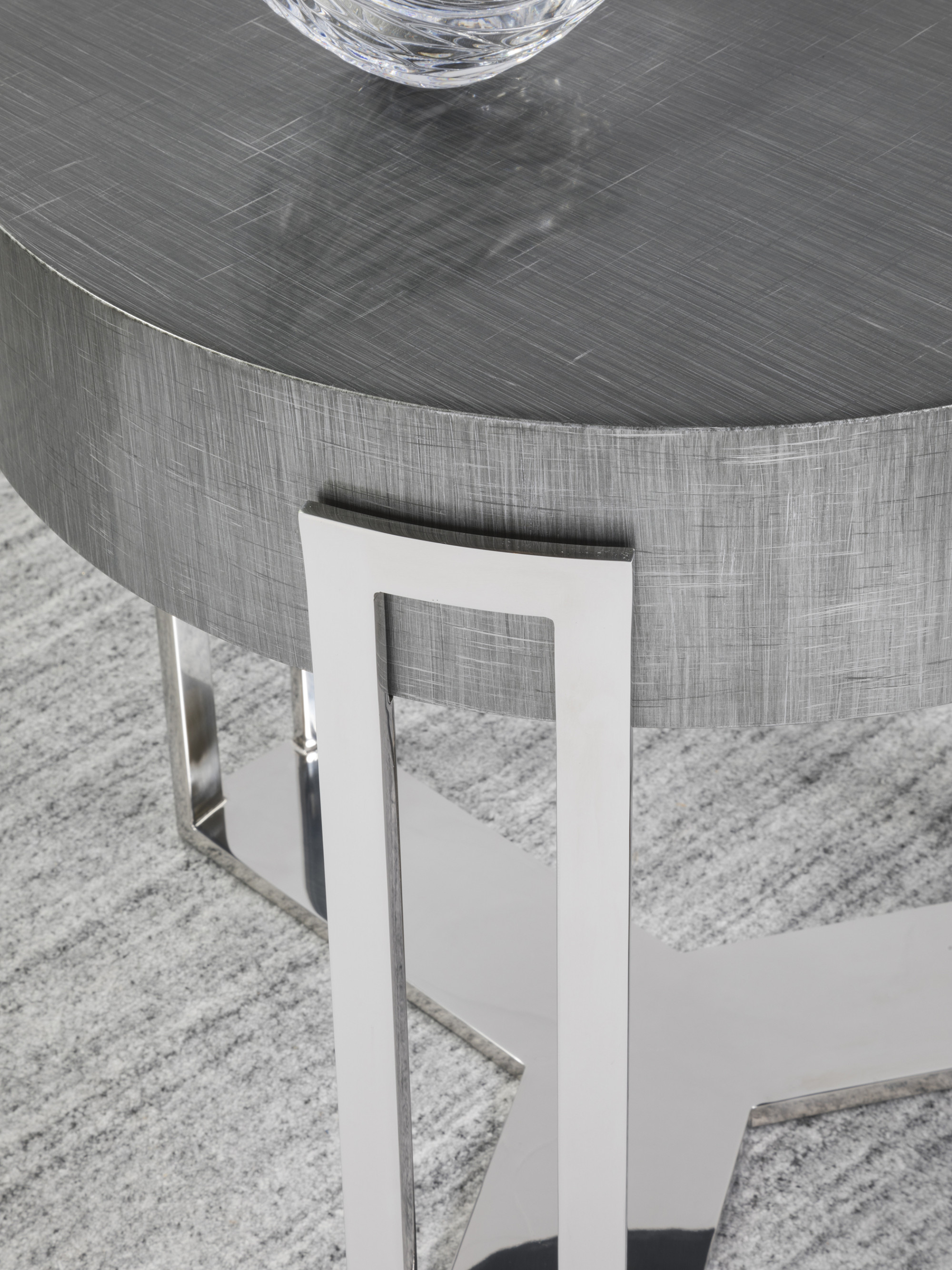 Iridium Round End Table - image 1
