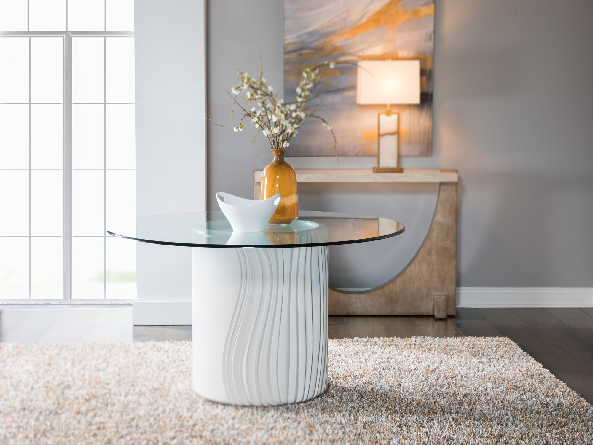 Volante 56 Inch Round Dining Table - image 1