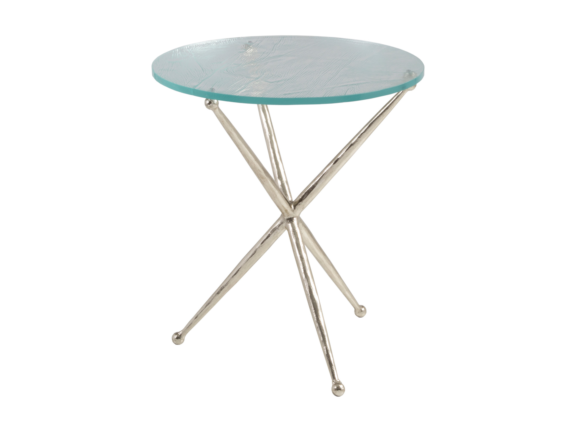 Marcus Champagne Round End Table - main image