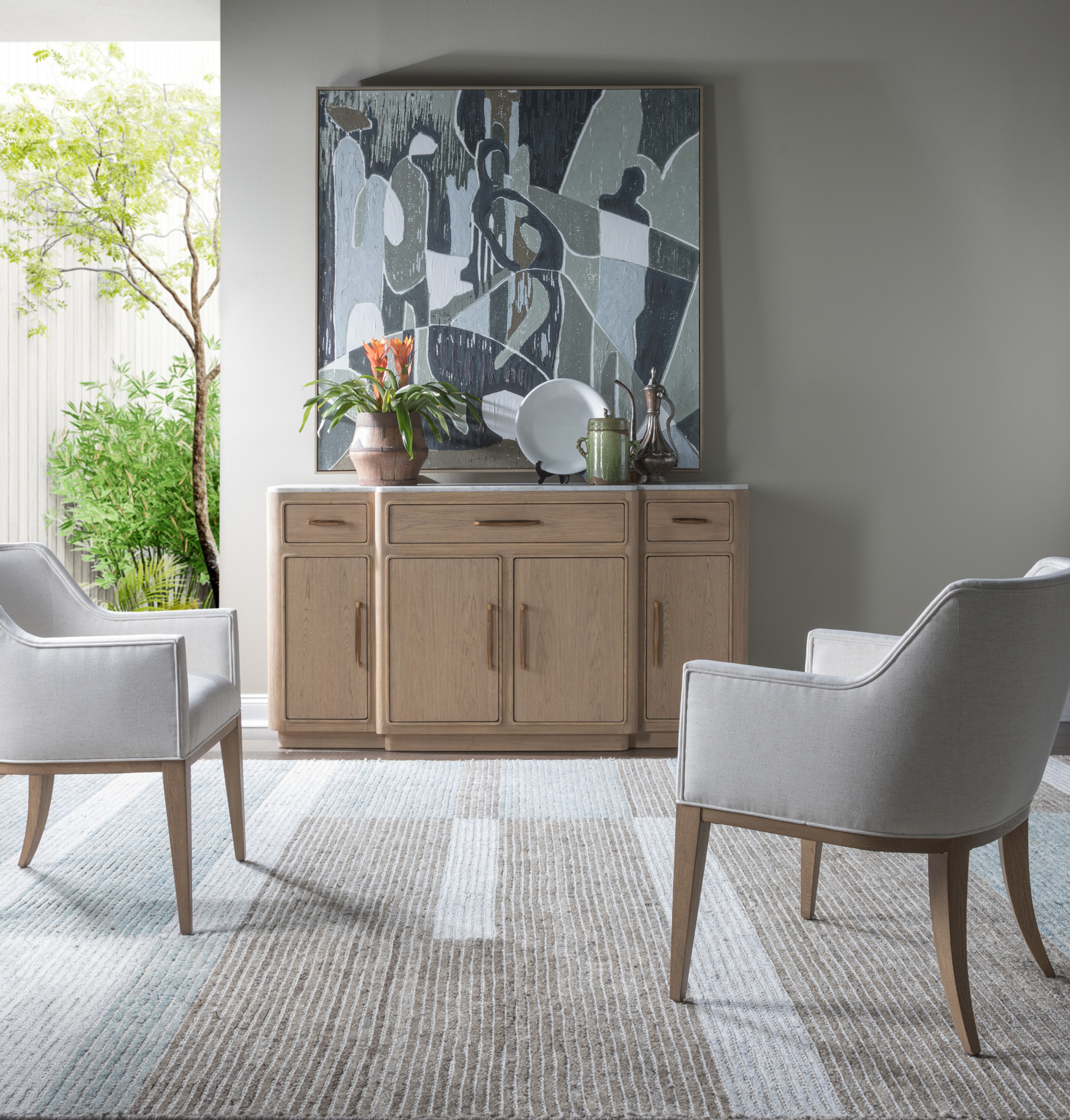 Simpatico Buffet W/ Marble Top - image 1