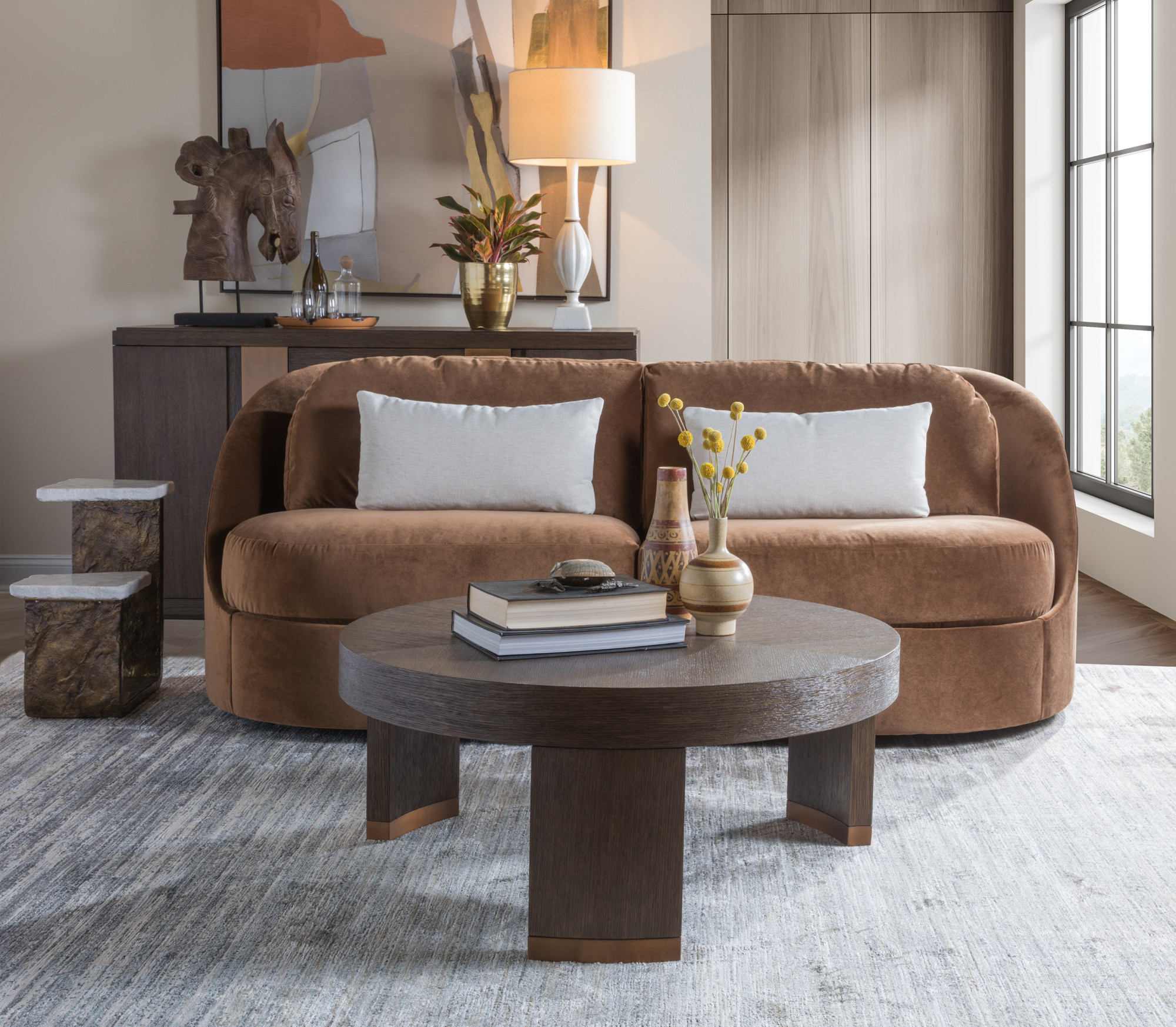 Andare Round Cocktail Table - image 1