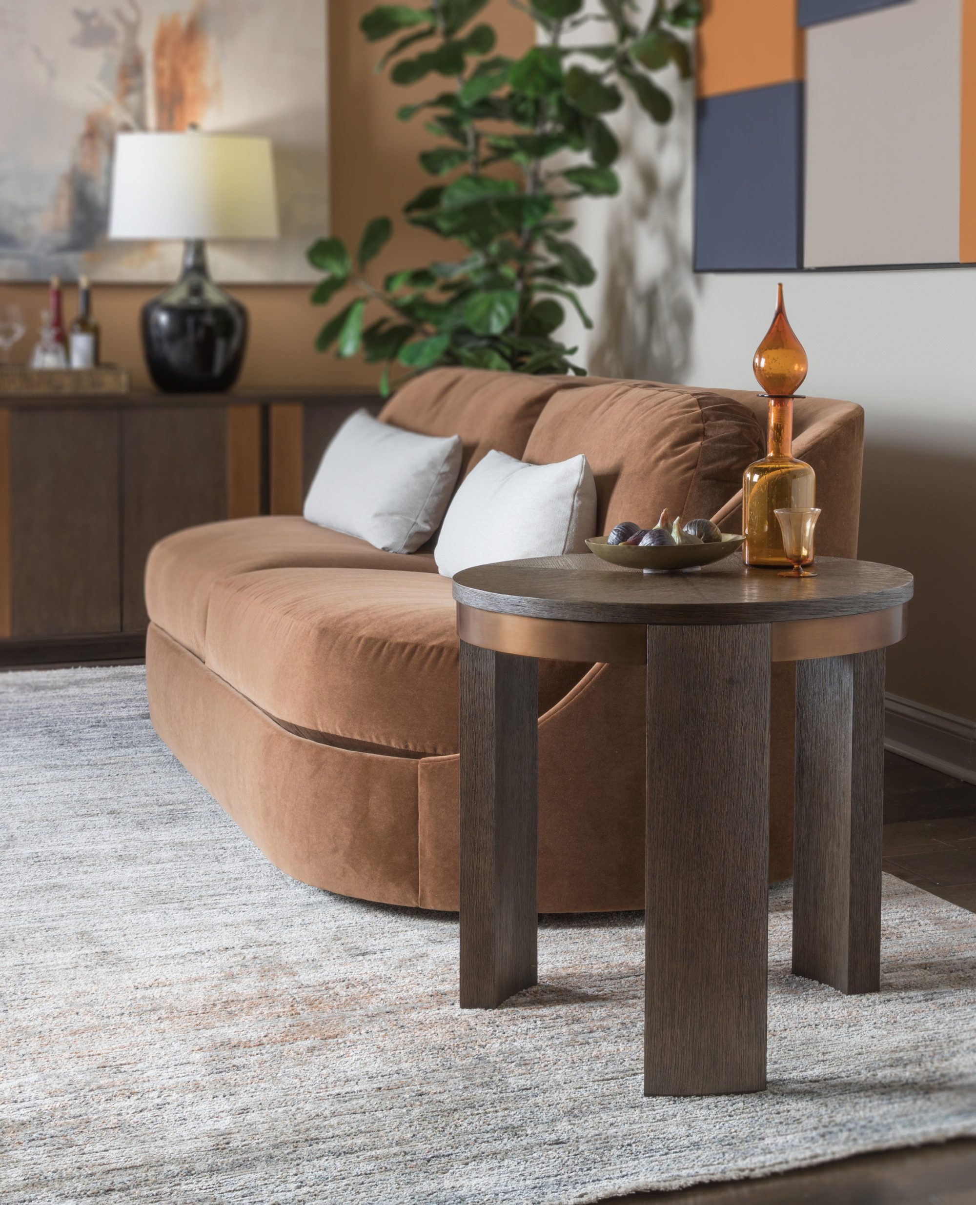 Andare Round End Table - image 1