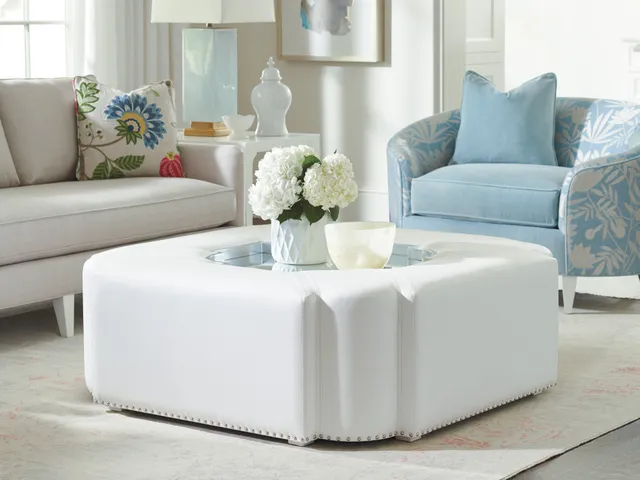 Clarendon Upholstered Cocktail Table - Alternative View
