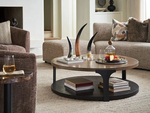 Kenya Round Cocktail Table - Alternative View