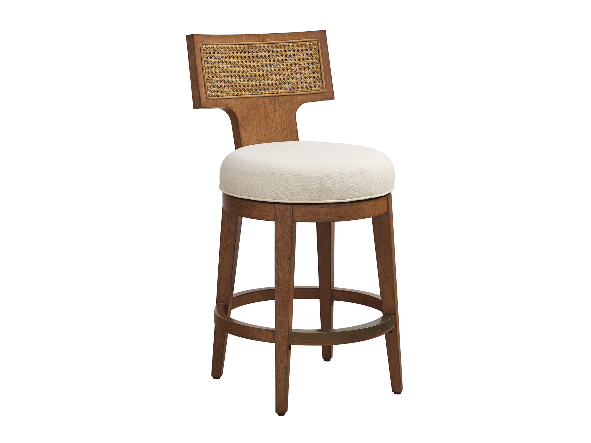 Calavera Custom Woven Swivel Counter Stool - main image