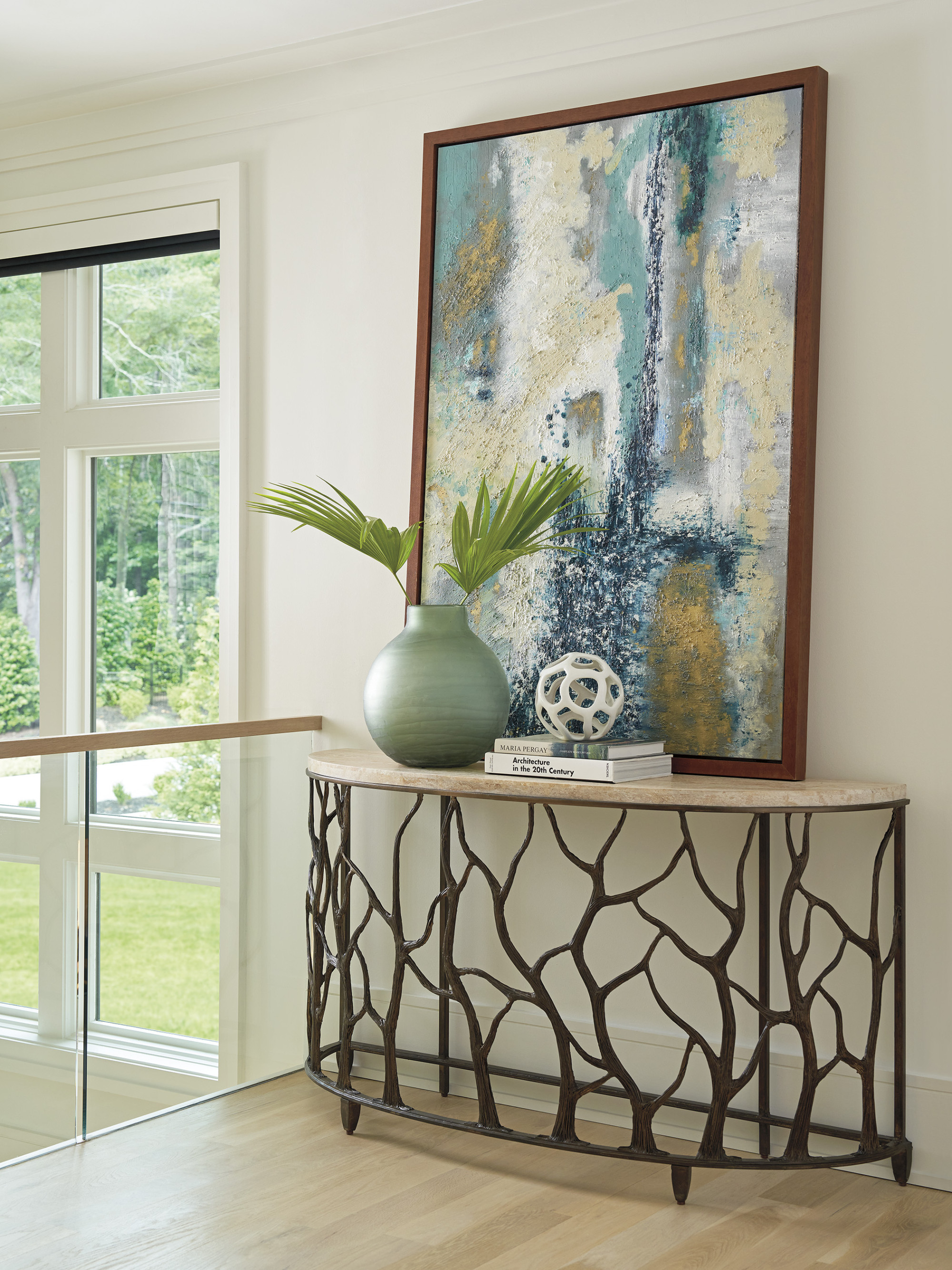 Bannister Garden Console - image 1