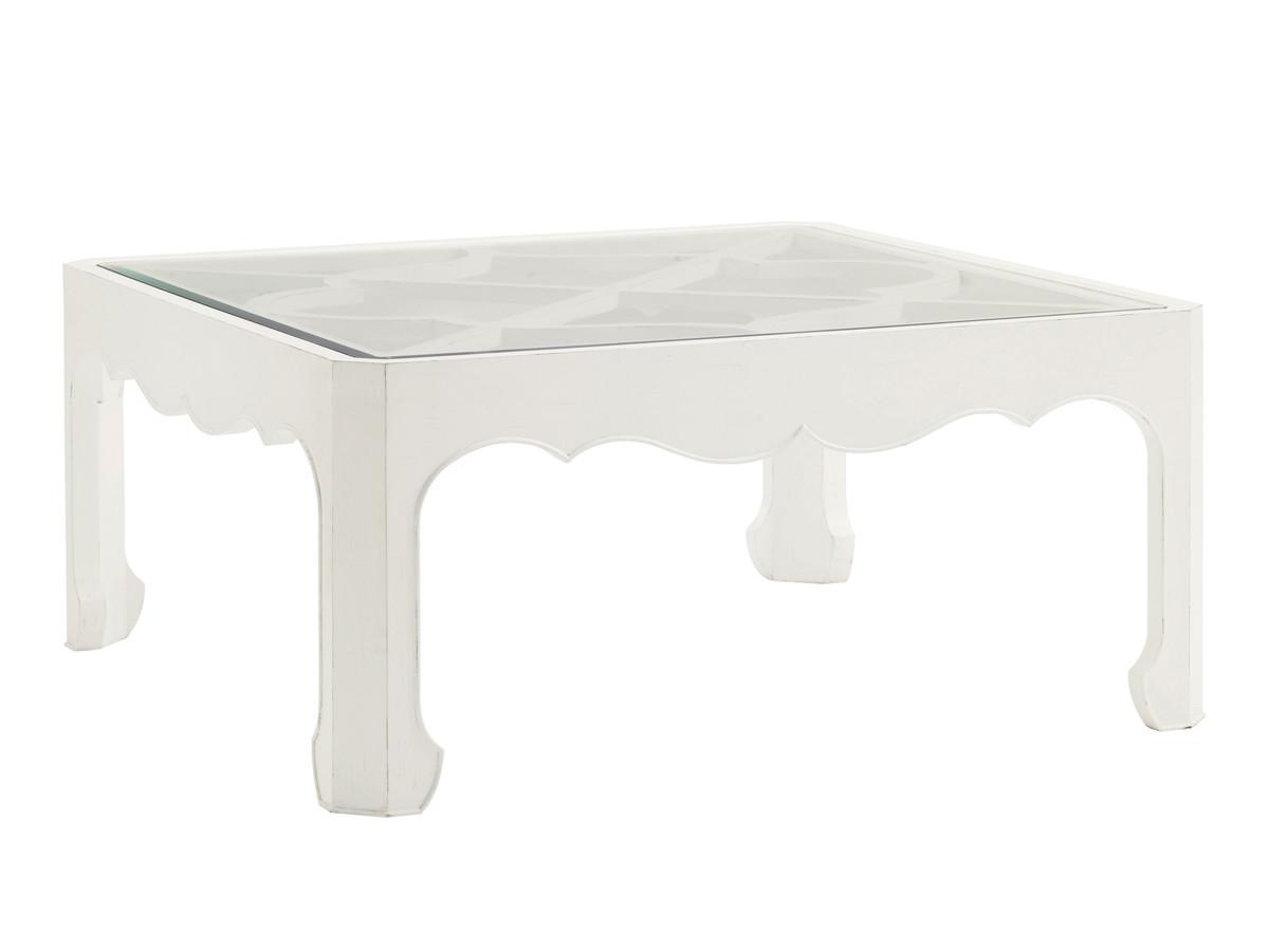 Cassava Cocktail Table With Glass Insert - main image